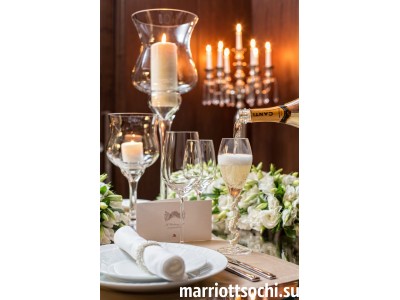 Отель «Marriott Krasnaya Polyana»,  свадьба