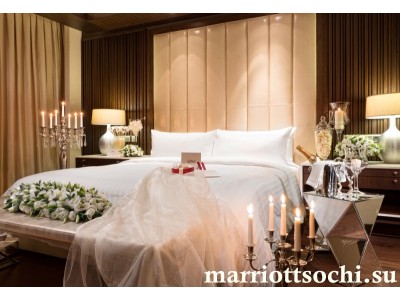 Отель «Marriott Krasnaya Polyana»,  президентский, рассадка "романтика"